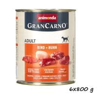 Animonda GranCarno Karma z Kurczakiem i Wołowiną 6 x 800 g za 15,53 zł na Amazon.pl