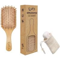 Bambusowa szczotka do włosów i myjka peelingująca za 10,90 zł na Amazon.pl