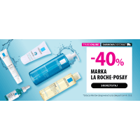 -40% na markę La Roche Posay w drogerii Hebe