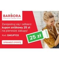 Kupon rabatowy 25 zł na zakupy w Barbora