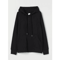 Czarna bluza z kapturem za 27,99 zł w H&M