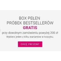 Box z próbkami bestsellerów gratis przy zamówieniu powyżej 200 zł