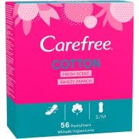 Carefree Wkładki Higieniczne Cotton 56 szt. za 8,53 zł na Amazon.pl