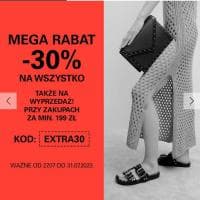 -30% rabatu na WSZYSTKO przy MWZ 199 zł w CCC