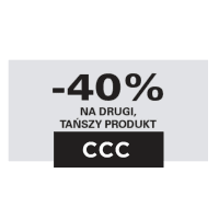 -40% na drugi tańszy produkt w CCC