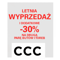 -30% rabatu na drugą parę butów i toreb w CCC