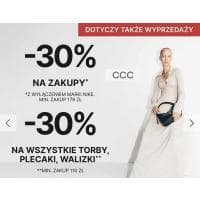 -30% rabatu przy MWZ 179 zł w CCC