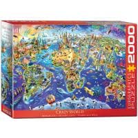 Puzzle 2000 el Crazy World EuroGraphics za 49,99 zł w Empiku