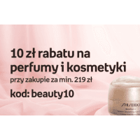 10 zł rabatu na perfumy i kosmetyki przy MWZ 219 zł w Empiku