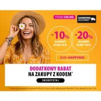 Rabat na zakupy -10% lub -20% w Hebe