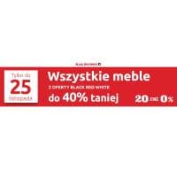 Black Red White do - 40% na wszystkie meble