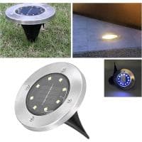 Lampy ogrodowe solarne wodoodporne 8 szt. za 13,99 zł na Amazon.pl