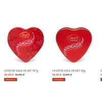 Pralinki Lindor Milk Heart za 10,40 zł