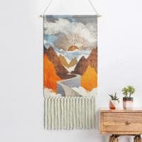 Makrama Makatka Wschód Słońca Boho 38x80 cm za 9 zł na Amazon.pl