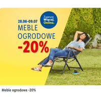 Meble ogrodowe -20% taniej w Lidlu