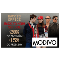 -20% na nowości i do -15% na przecenę w Modivo