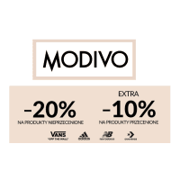 Rabat do -30% na produkty nieprzecenione oraz 10% na przecenione w Modivo