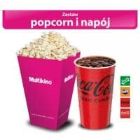 Multikino Zestaw średni popcorn i napój za 16,99 zł na Groupon