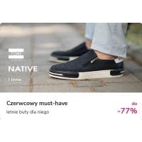 Letnie buty dla niej i dla niego do -77% taniej w Limango