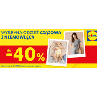 Odziez ciążowa i niemowlęca do -40% taniej w Lidlu