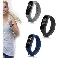 Zestaw 3 silikonowych pasków do Mi Band 3 i Mi Band 4 za 8,16 zł na Amazon.pl   