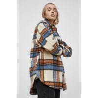 Płaszcz oversize w kratę Only za 181,93 zł w Answear