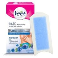 Veet Plastry z woskiem do depilacji pach dla skóry wrażliwej 16 szt. za 7,99 zł na Allegro