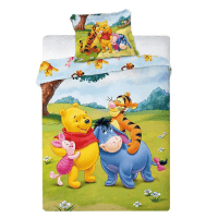 Pościel bawełniana Kubuś Puchatek 100x135 cm za 14 zł na Amazon.pl