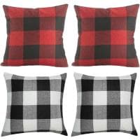 4-pak poszewki na poduszkę w kratę 45×45 cm za 14 zł na Amazon.pl