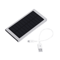 Powerbank solarny srebrny 20.000 mAh za 81,95 zł w Limango