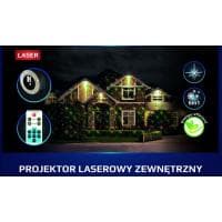 Eko-light świąteczny Projektor Laserowy Zewnętrzny z pilotem za 49 zł