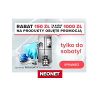 150 zł rabatu za każde wydane 1000 zł w NeoNet