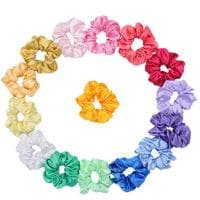 15 szt. Scrunchy Kolorowe gumki do włosów za 13,14 zł na Amazon.pl