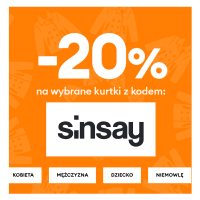 Rabat -20% na kurtki w Sinsay