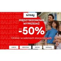 Wyprzedaż do -50% w Sinsay