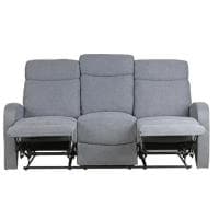 Sofa sophie 3s szara z funkcją relax za 1 376,15 zł w sklepie Abra Meble