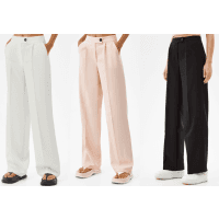 Spodnie o kroju wide leg za 62,90 zł w Bershka