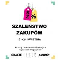 Szaleństwo Zakupów 21-24 kwietnia 2022 z Elle, Glamour, Claudia - wszystkie kody w jednym miejscu