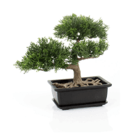 Sztuczne drzewko bonsai w doniczce 22 cm za 15,95 zł na Amazon.pl