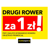 Drugi rower za 1 zł w Media Expert