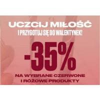 -35% na wybrane czerwone i różowe produkty w The Body Shop