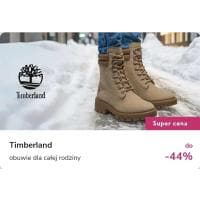 Timberland obuwie dla całej rodziny do 44% taniej w Limango