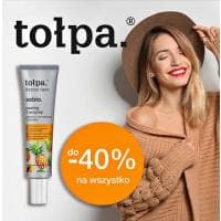 Weekend wyprzedaży w Tołpa -40% na wszystkie kosmetyki