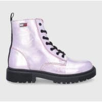 Tommy Jeans buty Workery skórzane za 399,90 zł w Answear