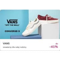 Sneakersy Vans i Converse do 41% taniej w Limango