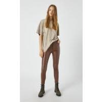 Spodnie woskowane z wysokim stanem Pull&Bear za 49,90 zł