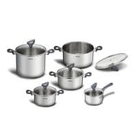 Tefal zestaw naczyń Daily Cook ze stali nierdzewnej 10 sztuk G712SA55 za 359 zł w Mall