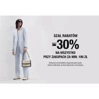 Do -30% rabatu na nieprzecenione produkty przy MWZ 199 zł w CCC