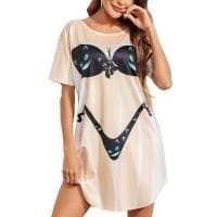 Ekouaer damska koszula bikini okrycie plażowe za 18,27 zł na Amazonie